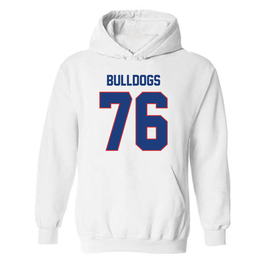 LA Tech - NCAA Football : Cyler Corn - Generic Shersey Hooded Sweatshirt-0