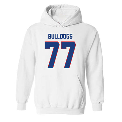 LA Tech - NCAA Football : Aric Adcock - Generic Shersey Hooded Sweatshirt-0
