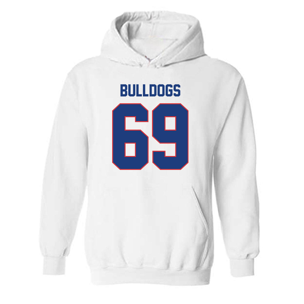 LA Tech - NCAA Football : Trent Sims - Generic Shersey Hooded Sweatshirt-0