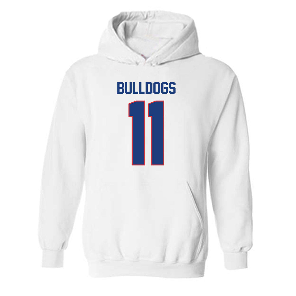 LA Tech - NCAA Football : Cedric Woods - Generic Shersey Hooded Sweatshirt