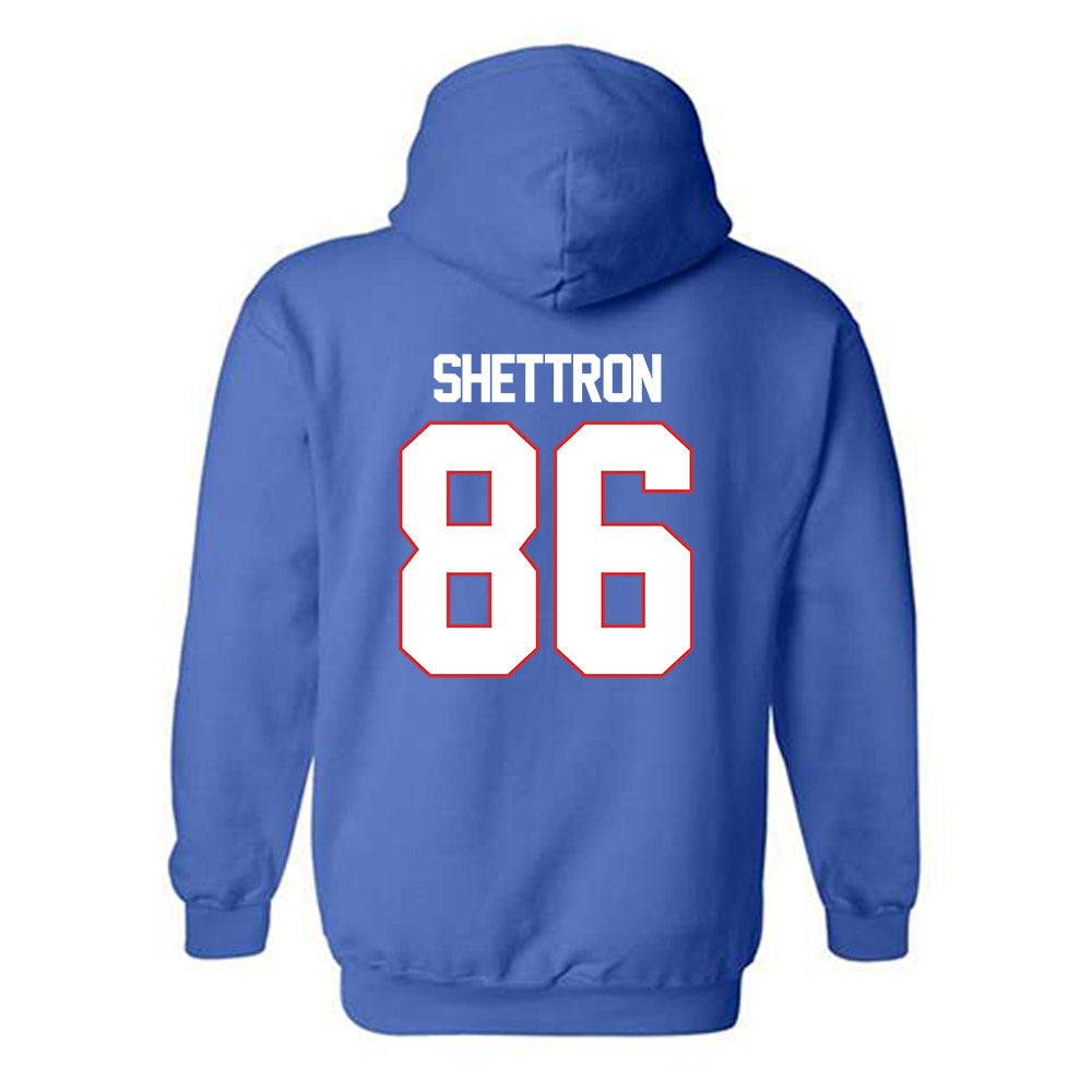 LA Tech - NCAA Football : Talyn Shettron - Generic Shersey Hooded Sweatshirt-1