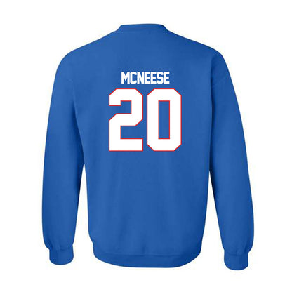 LA Tech - NCAA Football : Kenyatta McNeese - Generic Shersey Crewneck Sweatshirt-1