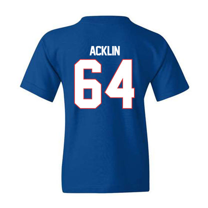 LA Tech - NCAA Football : Jake Acklin - Generic Shersey Youth T-Shirt