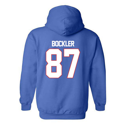 LA Tech - NCAA Football : Brayden Bockler - Generic Shersey Hooded Sweatshirt-1