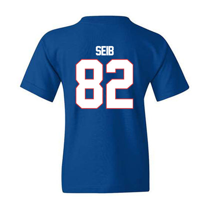 LA Tech - NCAA Football : Luke Seib - Generic Shersey Youth T-Shirt-1