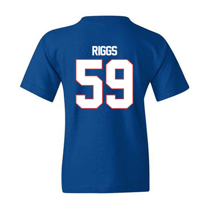 LA Tech - NCAA Football : Jake Riggs - Generic Shersey Youth T-Shirt-1