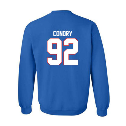 LA Tech - NCAA Football : Lane Condry - Generic Shersey Crewneck Sweatshirt-1