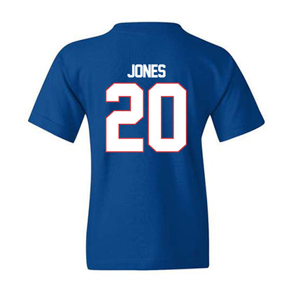 LA Tech - NCAA Football : Ty Jones - Generic Shersey Youth T-Shirt-1
