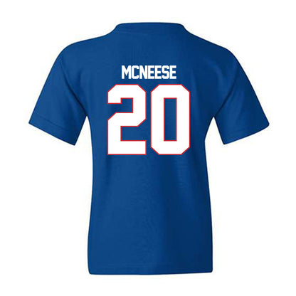 LA Tech - NCAA Football : Kenyatta McNeese - Generic Shersey Youth T-Shirt-1