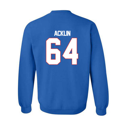 LA Tech - NCAA Football : Jake Acklin - Generic Shersey Crewneck Sweatshirt