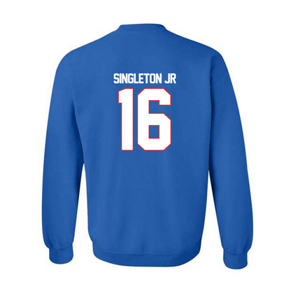 LA Tech - NCAA Football : Marques Singleton Jr - Generic Shersey Crewneck Sweatshirt-1