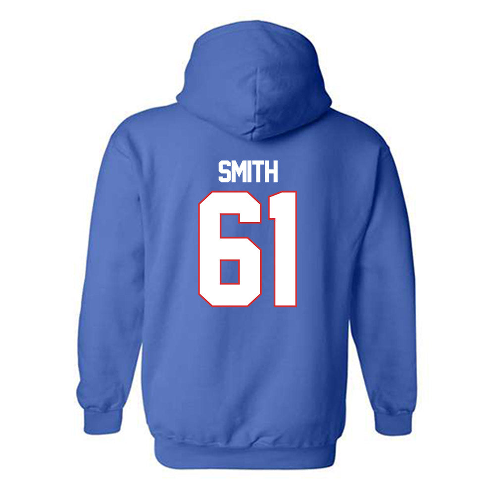 LA Tech - NCAA Football : Ervin Smith - Generic Shersey Hooded Sweatshirt-1