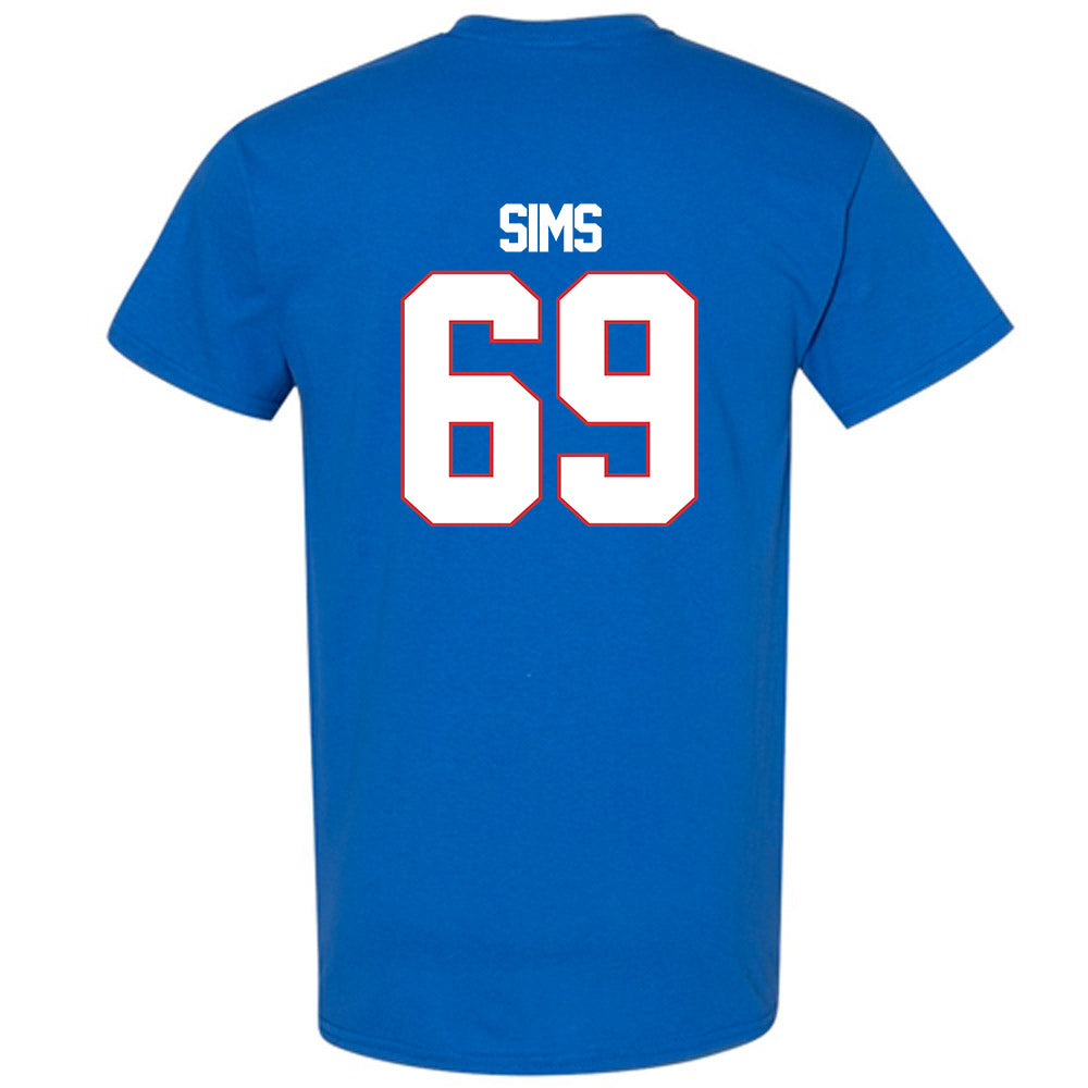 LA Tech - NCAA Football : Trent Sims - Generic Shersey T-Shirt-1