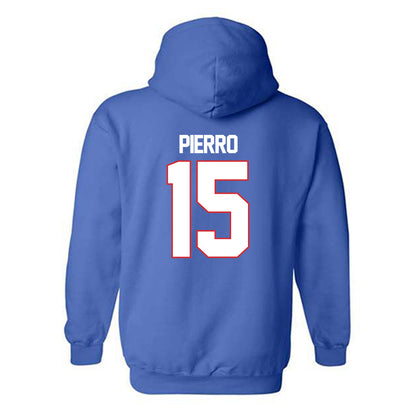 LA Tech - NCAA Football : David Pierro - Generic Shersey Hooded Sweatshirt-1