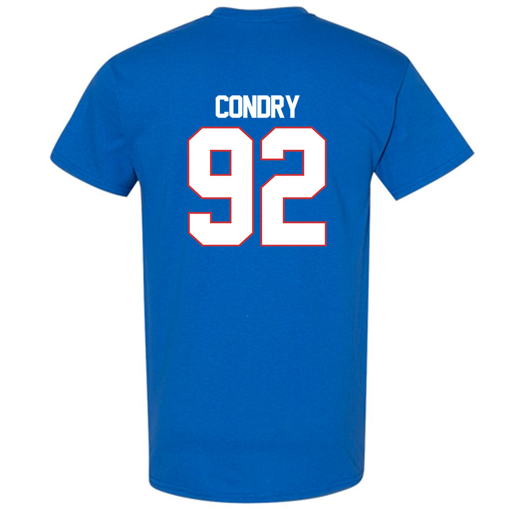 LA Tech - NCAA Football : Lane Condry - Generic Shersey T-Shirt-1