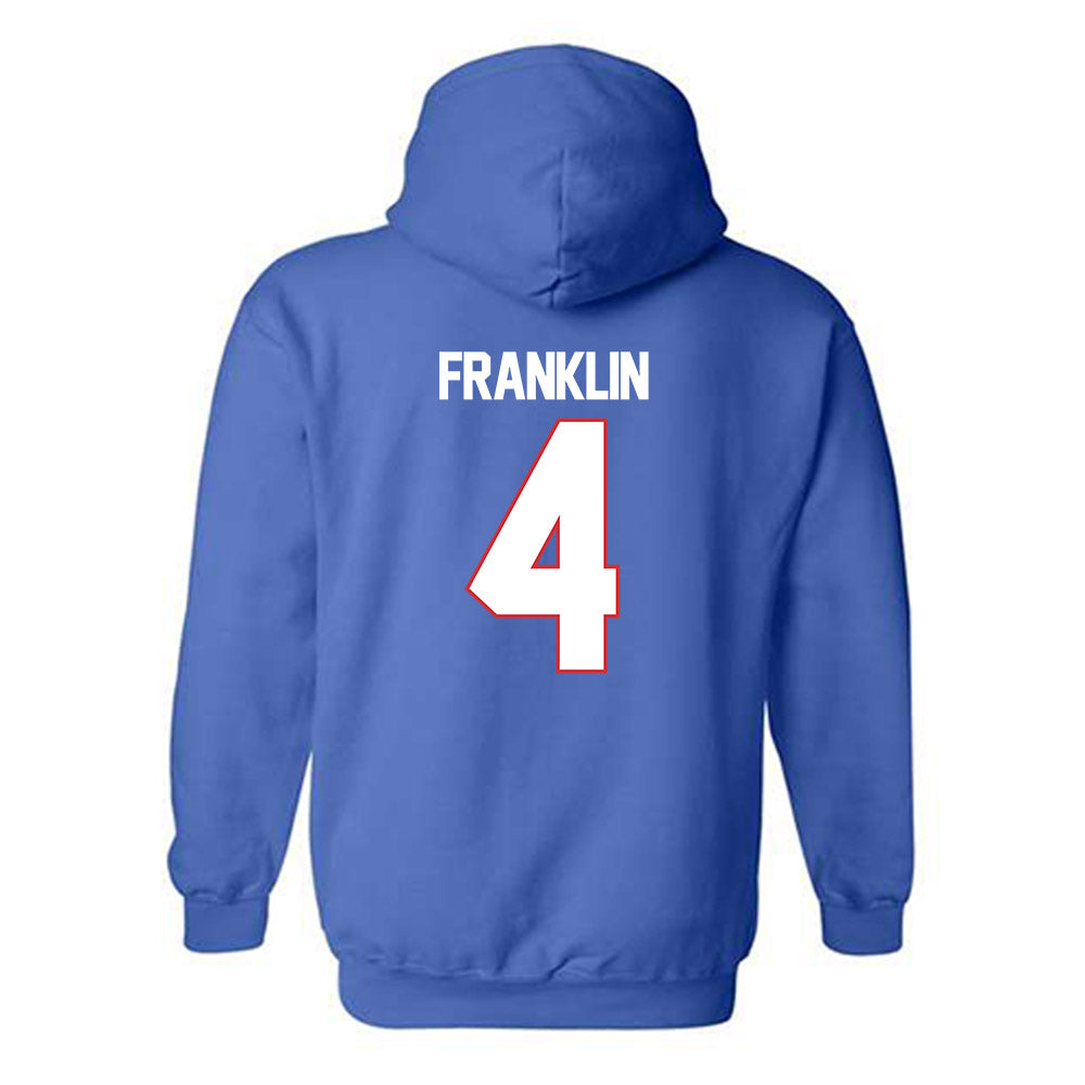 LA Tech - NCAA Football : Kam franklin - Generic Shersey Hooded Sweatshirt-1
