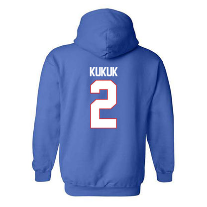 LA Tech - NCAA Football : Trey Kukuk - Generic Shersey Hooded Sweatshirt-1