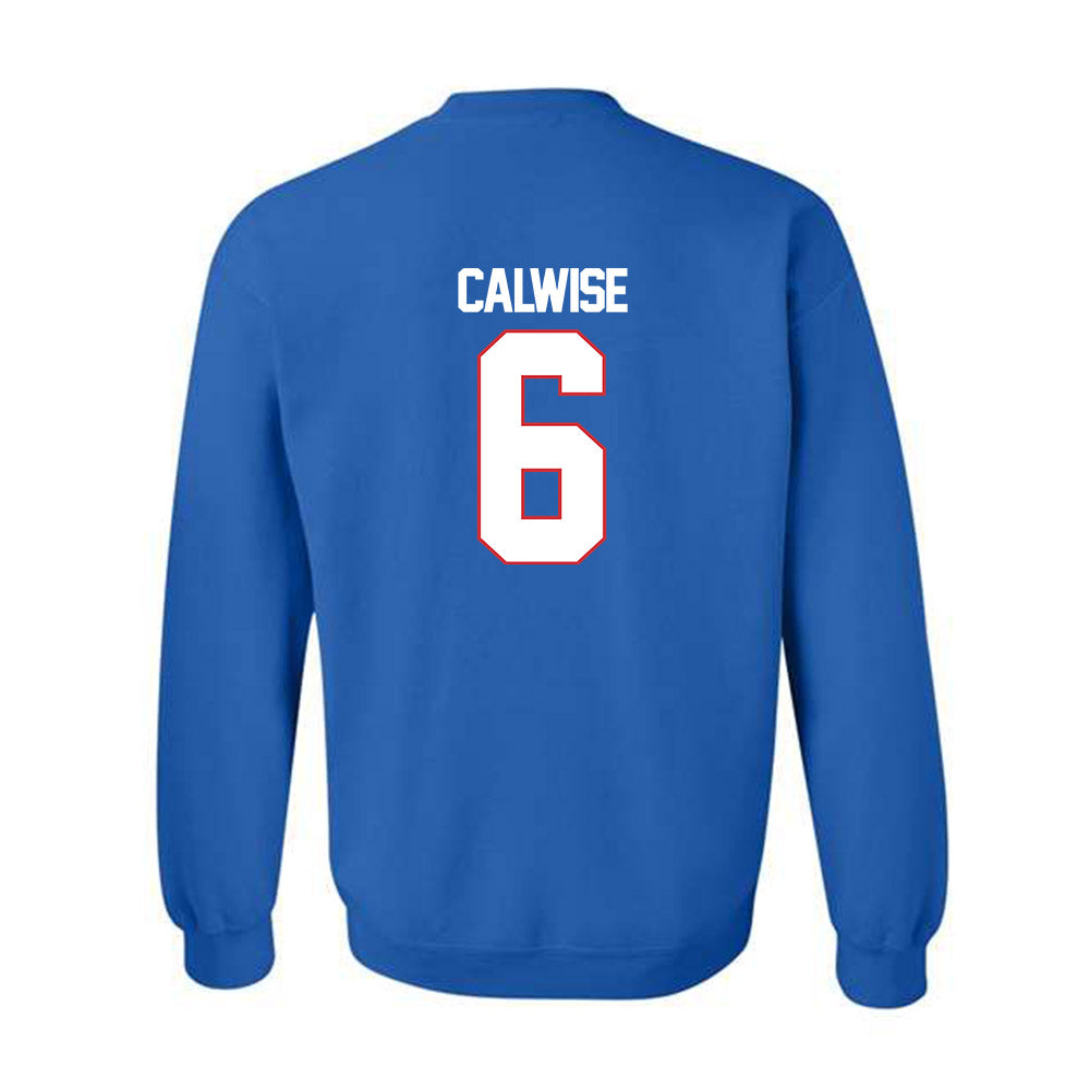 LA Tech - NCAA Football : Marcus Calwise - Generic Shersey Crewneck Sweatshirt-1