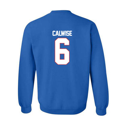 LA Tech - NCAA Football : Marcus Calwise - Generic Shersey Crewneck Sweatshirt-1
