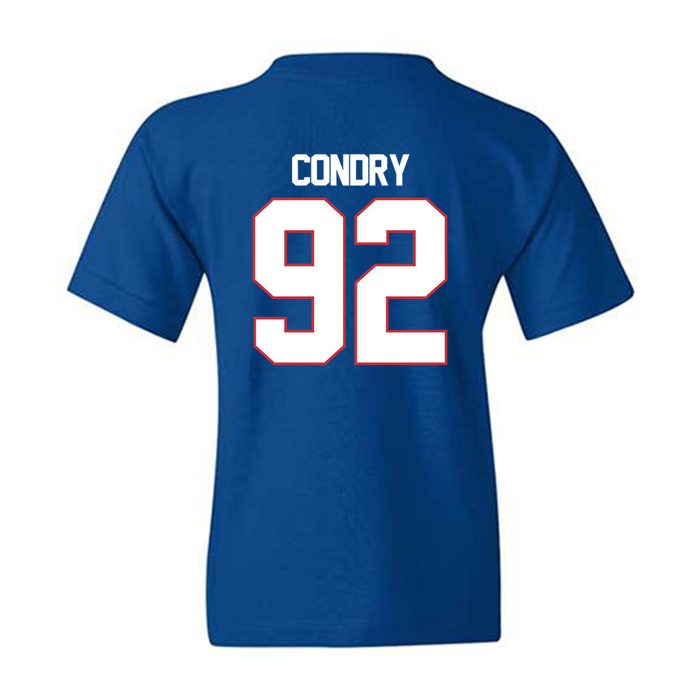 LA Tech - NCAA Football : Lane Condry - Generic Shersey Youth T-Shirt-1