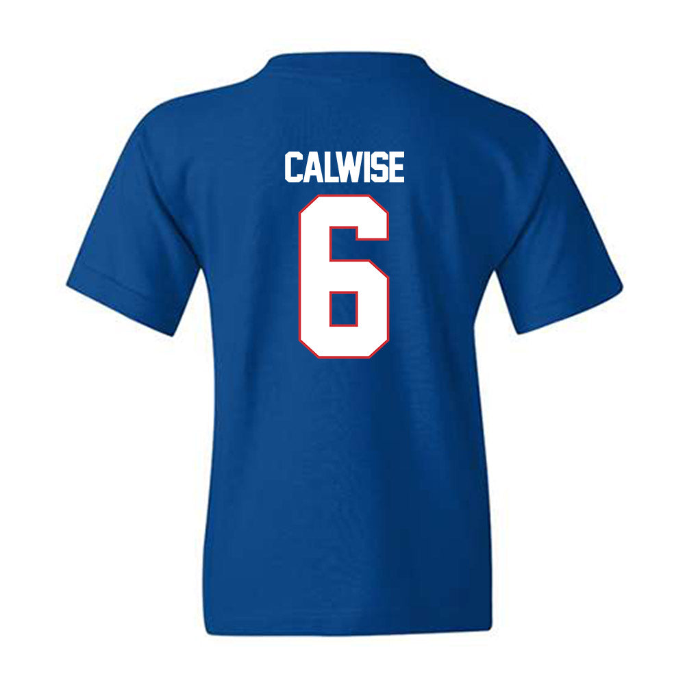 LA Tech - NCAA Football : Marcus Calwise - Generic Shersey Youth T-Shirt-1