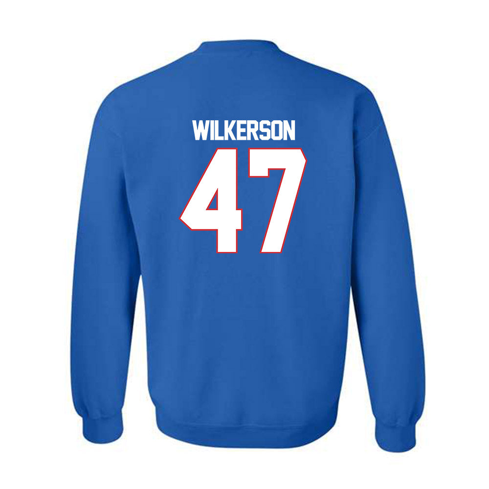 LA Tech - NCAA Football : Jay Wilkerson - Generic Shersey Crewneck Sweatshirt-1