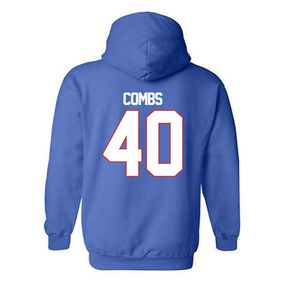 LA Tech - NCAA Football : Ayden Combs - Generic Shersey Hooded Sweatshirt-1