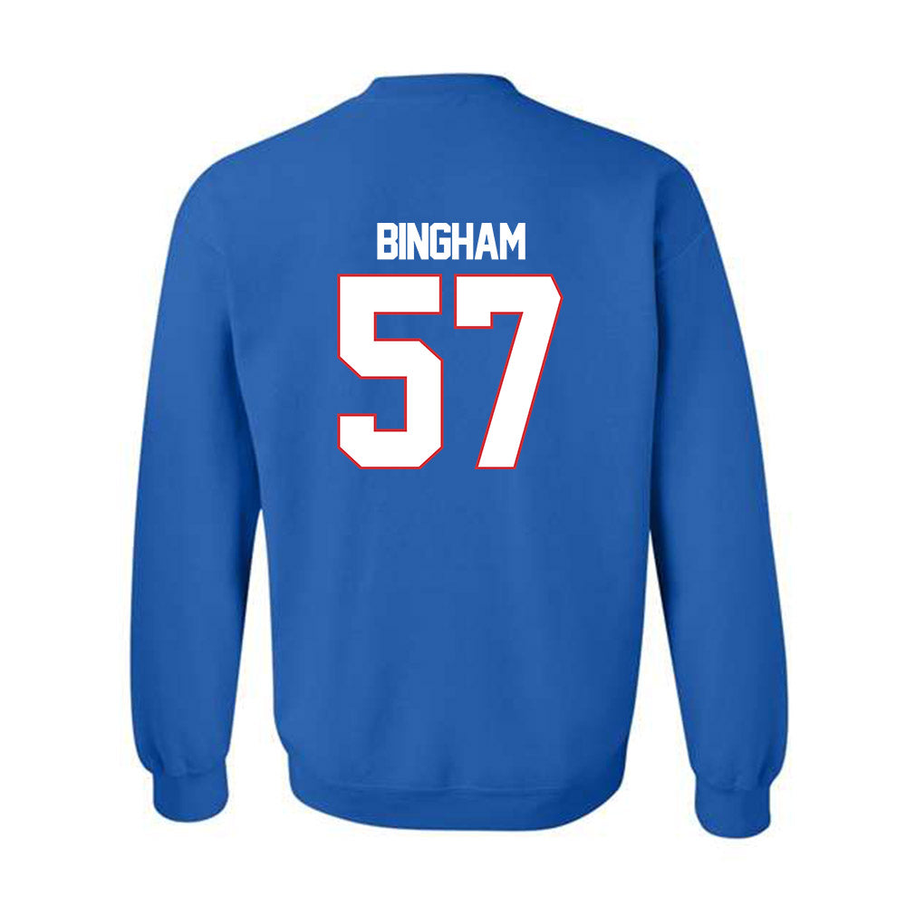 LA Tech - NCAA Football : Tadan Bingham - Generic Shersey Crewneck Sweatshirt-1