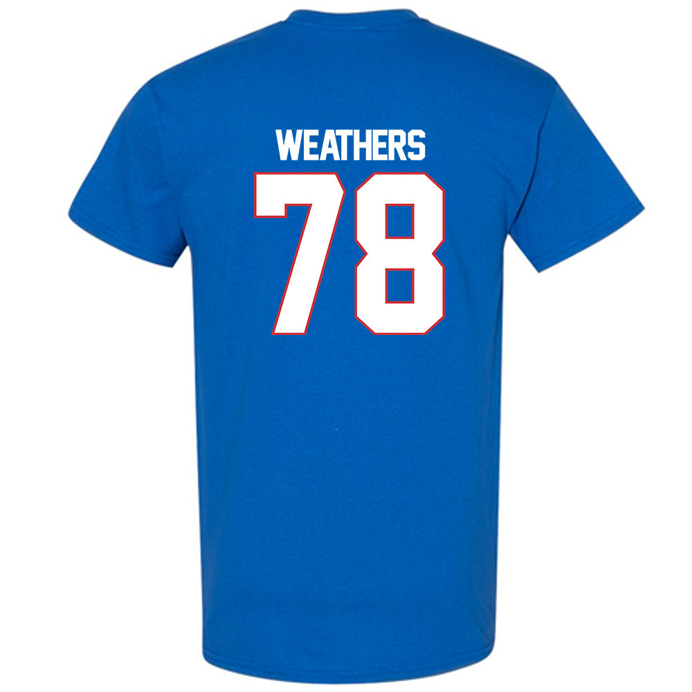 LA Tech - NCAA Football : Bryson Weathers - Generic Shersey T-Shirt-1