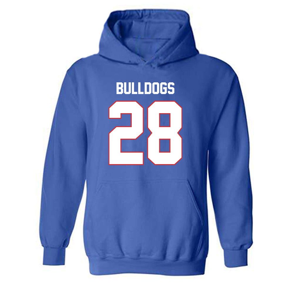 LA Tech - NCAA Football : Jeremiah Smith - Generic Shersey Hooded Sweatshirt-0