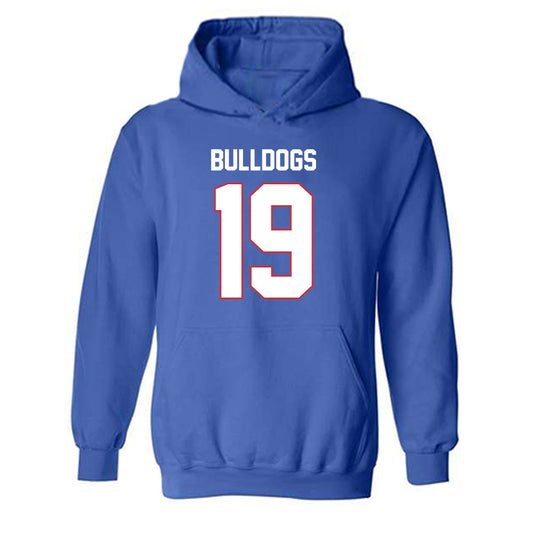 LA Tech - NCAA Football : John Tarvin - Generic Shersey Hooded Sweatshirt-0