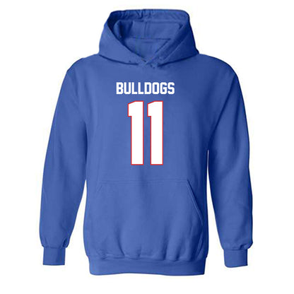 LA Tech - NCAA Football : Jalen Mickens - Generic Shersey Hooded Sweatshirt-0