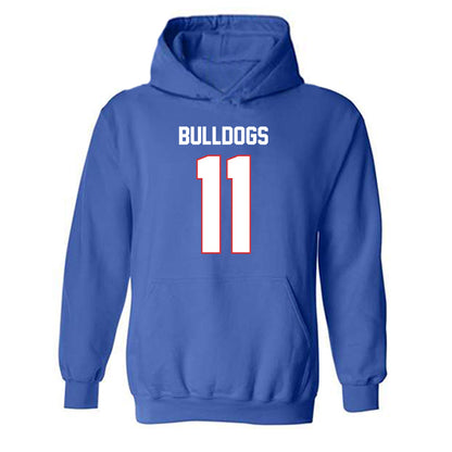 LA Tech - NCAA Football : Cedric Woods - Generic Shersey Hooded Sweatshirt