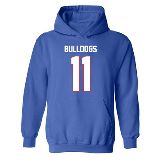 LA Tech - NCAA Football : Cedric Woods - Generic Shersey Hooded Sweatshirt