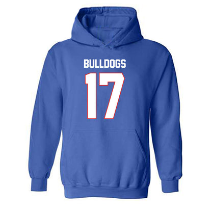 LA Tech - NCAA Football : Demario Bookhart - Generic Shersey Hooded Sweatshirt-0