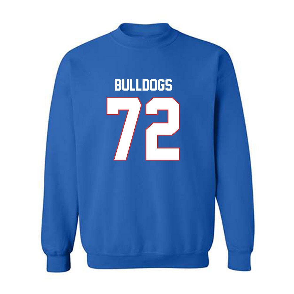 LA Tech - NCAA Football : Hayden Christman - Generic Shersey Crewneck Sweatshirt-0