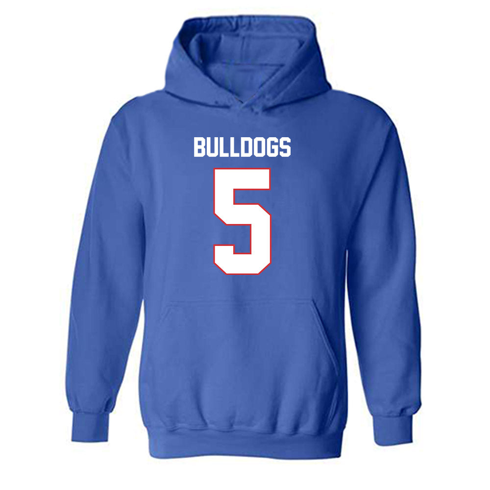 LA Tech - NCAA Football : Benji Johnson - Generic Shersey Hooded Sweatshirt-0