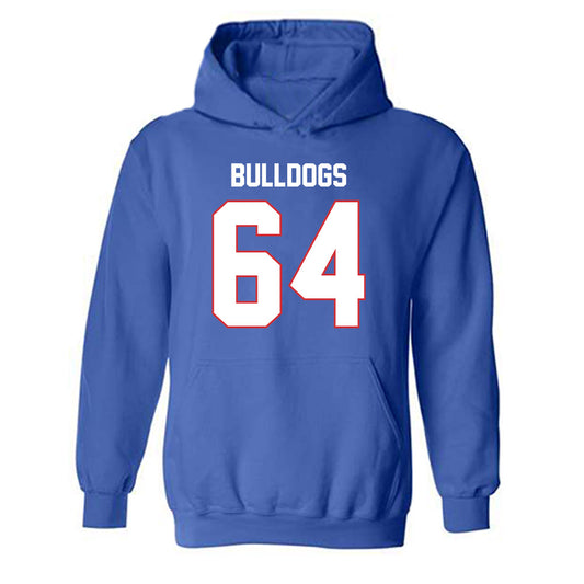 LA Tech - NCAA Football : Jake Acklin - Generic Shersey Hooded Sweatshirt