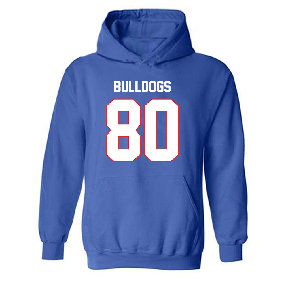 LA Tech - NCAA Football : Deven Muniz - Generic Shersey Hooded Sweatshirt-0