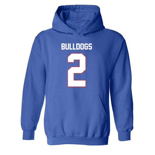 LA Tech - NCAA Football : Josh Cobbs - Generic Shersey Hooded Sweatshirt-0