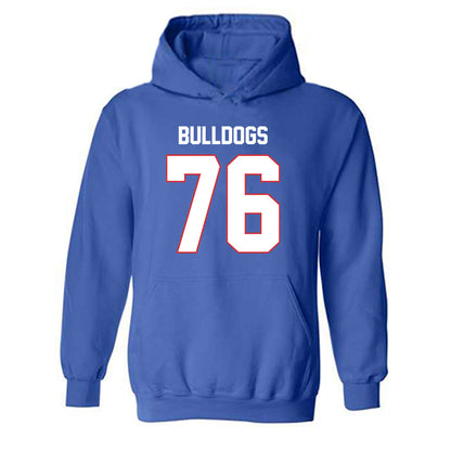 LA Tech - NCAA Football : Cyler Corn - Generic Shersey Hooded Sweatshirt-0