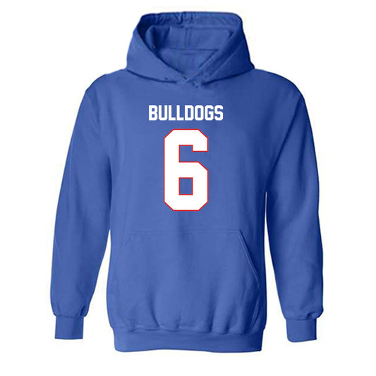 LA Tech - NCAA Football : Jakari Foster - Generic Shersey Hooded Sweatshirt-0