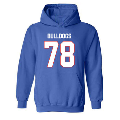 LA Tech - NCAA Football : Bryson Weathers - Generic Shersey Hooded Sweatshirt-0