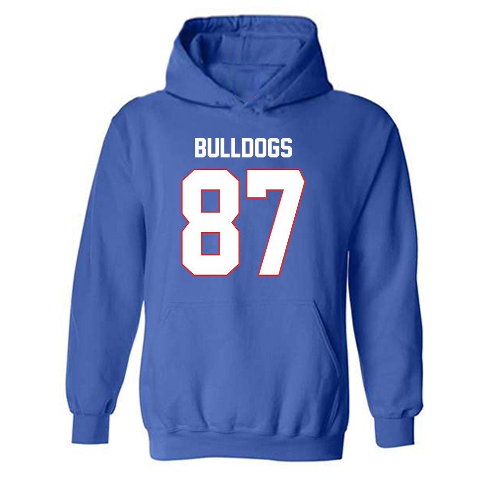 LA Tech - NCAA Football : Brayden Bockler - Generic Shersey Hooded Sweatshirt-0