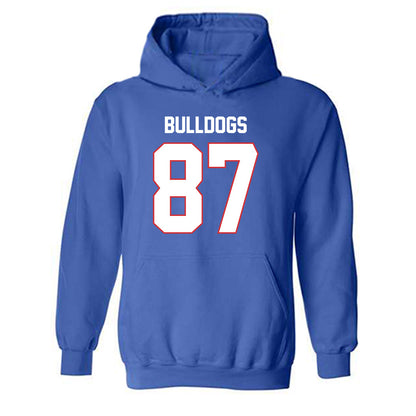 LA Tech - NCAA Football : Brayden Bockler - Generic Shersey Hooded Sweatshirt-0