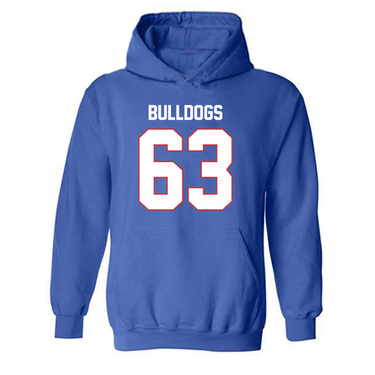 LA Tech - NCAA Football : Kaleb Campbell - Generic Shersey Hooded Sweatshirt-0
