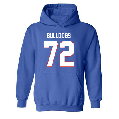 LA Tech - NCAA Football : Hayden Christman - Generic Shersey Hooded Sweatshirt-0