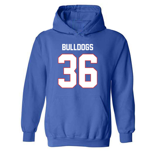 LA Tech - NCAA Football : Riley Small - Generic Shersey Hooded Sweatshirt-0