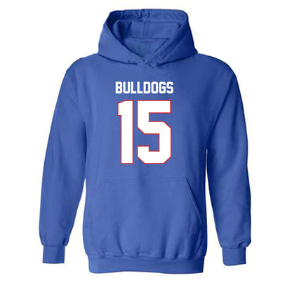 LA Tech - NCAA Football : David Pierro - Generic Shersey Hooded Sweatshirt-0
