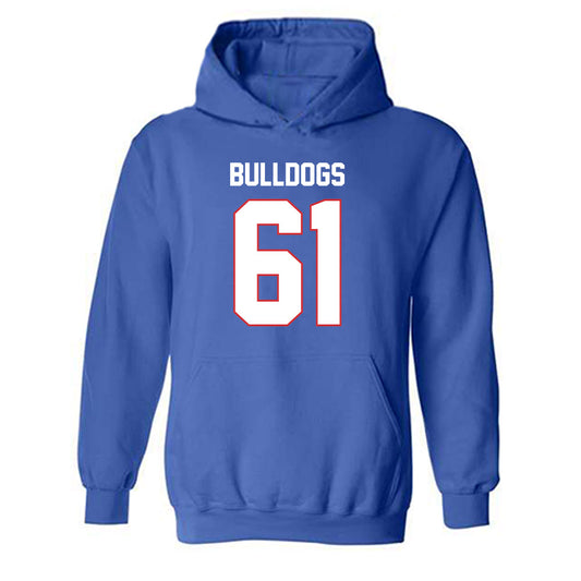 LA Tech - NCAA Football : Ervin Smith - Generic Shersey Hooded Sweatshirt-0